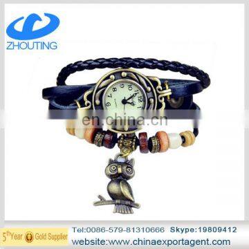 2013 fashino owl bracelet watch for ladies