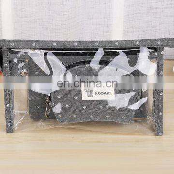 Fashion Storage Bag Three Piece Set Cosmetic Bag Customized Handbag Wholesale for Women photo-2