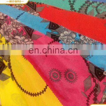 2016 Hot sale new velentino printed fabric ,knitting fabric,chiffon maxi dresses in shaoxing