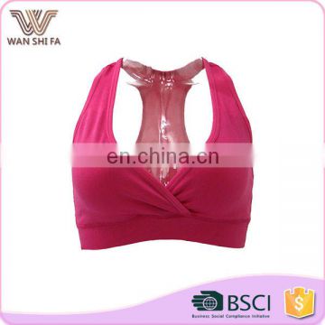 Beautiful mature design custom colors hot selling sexy woman sport bra