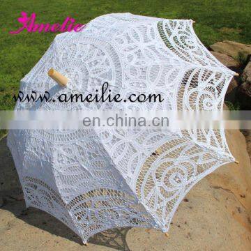 Gothic Cotton Black Victorian Lace Parasols photo-4