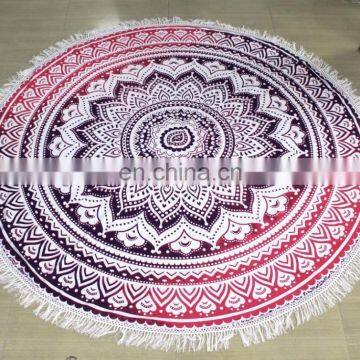 Wall Hanging Mandala Boho Polyester Tablecloth Towels Blanket Roundie Throw Omra design wholesaler and manufacturer