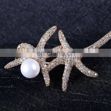 Factory wholesale Starfish brooches