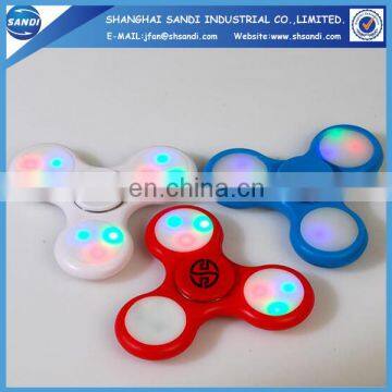 Promotional custom led hand spinner with logo