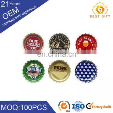Aluminum metal bottle open end cap for chestnut juice