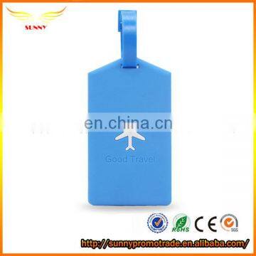 Environmental silicone luggage tag with name card