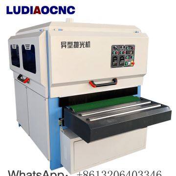 1000mm Width 4 Rollers Wood Cabinet MDF Sanding Wood Brush Polishing Sander Machine for Thailand photo-2