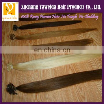 Good Feedback Direct hair factory wholesale price remy soft flat tip hair