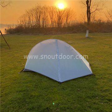 1 Person Tent 1.4kg One Man Ultralight Hiking Equipment Waterproof SNZP015 Single People Double Layers Tents Outdoor Camping photo-3