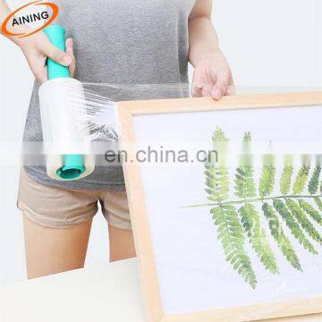 Mini Stretch Wrap Film With Plastic Handle for Pallet Wrap,Shrink Wrap 5 Inch photo-4