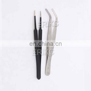 ERIKC Anti-static ESD stainless steel tweezers maintenance tools industrial precision curved straight tweezers repair tools