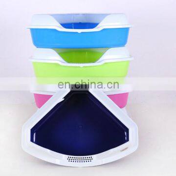 Large Size Semi-closed Cat Litter Tray Box Anti-splash Cat Bed Pan Cat Sand Basin Give Poop Scoop As a Gift photo-2