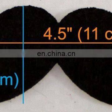 Customized 1mm Soft Black Felt Moustache for Party Decoration photo-3