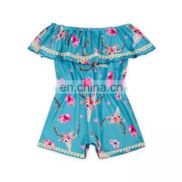 Girl 4th Of July Lace Jumpsuit Newborn Photography Props Baby Girl Patriotic Rompers photo-5