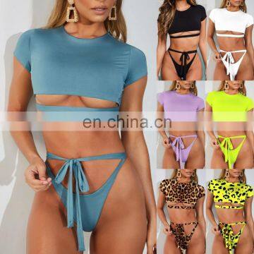 2019 New Arrival Purplea Adult Bathing Suit Swimwear 2 Pcs Set Women Bikini