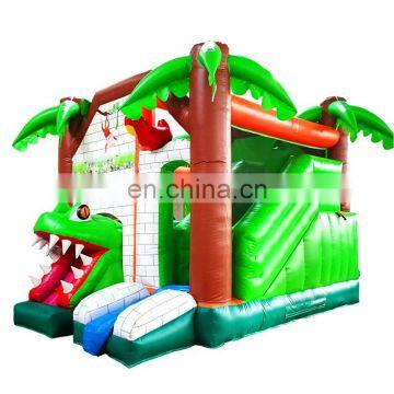 Customized Jungle Dinosaur  Inflatable bounce house,Inflatable bouncy castle With Slide For Party,Activity