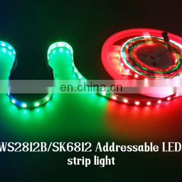 Christmas outside led strip light ws2812b rgb led strip digital dmx rgb led strip ws2811 ws2812b