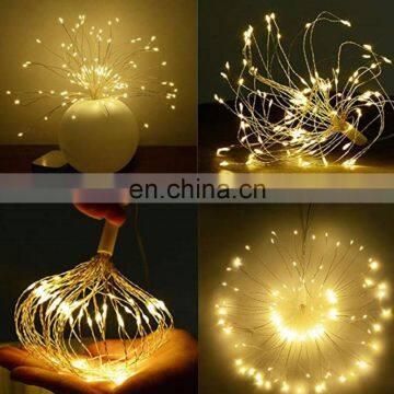 Hanging Firework LED Fairy String Light Christmas Party Decor Xmas 8 Modes Remote Outdoor Waterproof Christmas LED String Lights photo-5