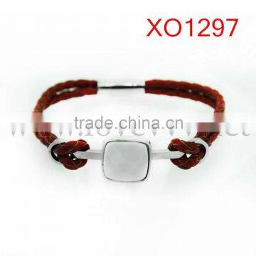 Trending bracelets steel fashion bio magnetic bracelet with 316l stainless steel