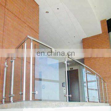 Frameless Glass Balustrades Spigots Stainless Steel Swimming Outdoor Glass Fence photo-2