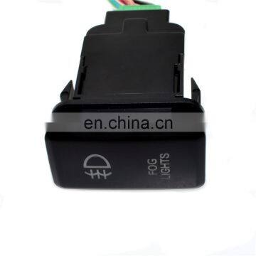 12V Red LED Fog Light Push Switch Button With Wires For Toyota Land Cruiser Hilux Tacoma For Tundra 4Runner Highlander photo-3