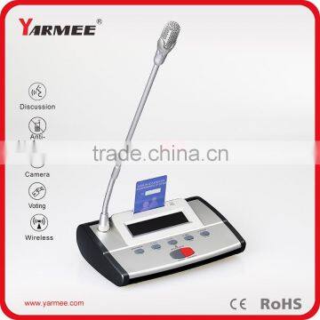 IR Wireless Microphone for Conference System Wireless Sound System with Voting Function (YC846 )--YARMEE