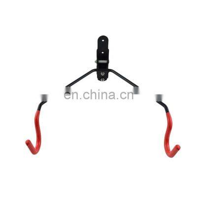 Home Indoor Bike Rack Hooks Wall Foldable Mounted Bike Storage Rack Holder photo-3