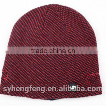 2016 Knitted winter beanie headphone cap winter hat with headphone