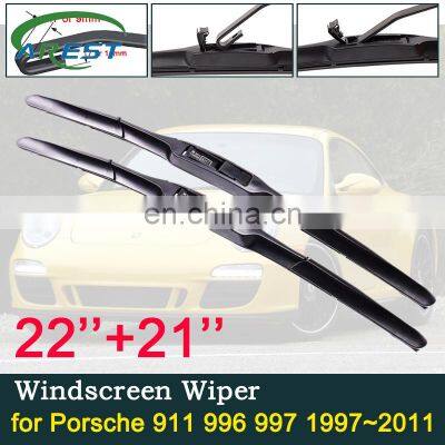 for Porsche 911 996 997 1997~2011 2004 2005 2006 2009 Front Windshield Wipers Car Wiper Blade Car Accessories U H Hook Arms