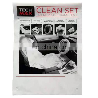 High quality Disposable Plastic Car Seat Covers for Cars Repair and Maintenance