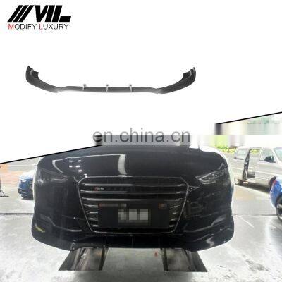 ML Design Body Kit Carbon S5 Front Bumper Lip for Audi S5 Bumper 2013 Facelift