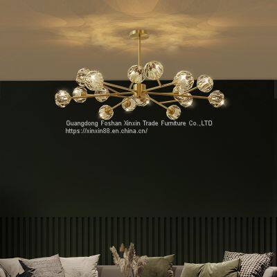 Luxury Living Room Crystal Simple Chandelier photo-2