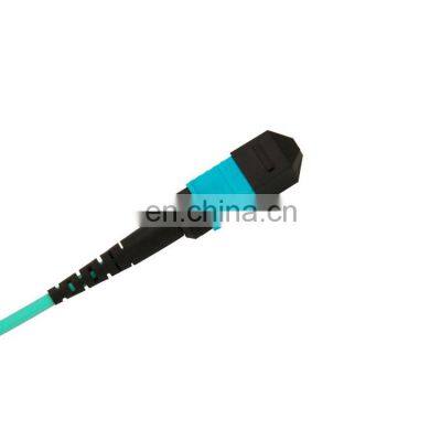 Telecommunication Equipment OEM 24 Core OM3 Multimode MPO-LC OM3 Fiber Patch Cord photo-4