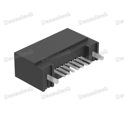 Denentech Brass Gold Plated SATA 7P Male Straight Single Row DIP Connector photo-2