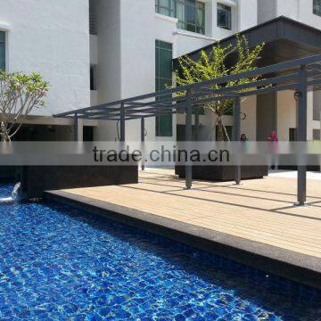 Timber Decking For Swimming Pool