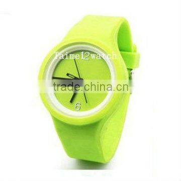 2013 new products jelly silicone watch band silicone rubber band jelly watch