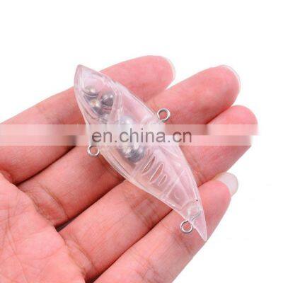 Amazon 6.5cm 7g  Attractive Artificial Hard Lure Molds Blanks Sinking Unpainted Vib Lures