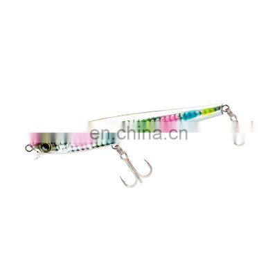 10.5cm 30g 15 colors 3D Bionic eyes Saltwater Fish Baits with Treble Hooks  Sinking  Minnow Bait Fishing