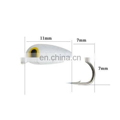 Free Sample Fishing Lures Artifical Bait Ice Jig Mini Lead Winter Fishing Hook photo-2