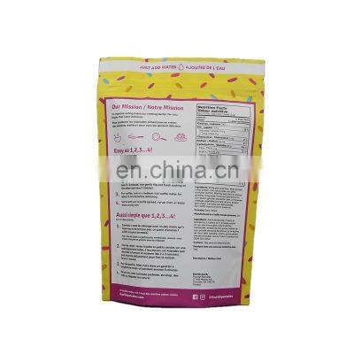 Custom Printed Matte Frosted Mylar Plastic Zip Lock Stand Up Pouch Salt Bag