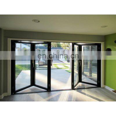 Thermal Break Exterior Aluminum Double Glazed Bifold Door photo-3