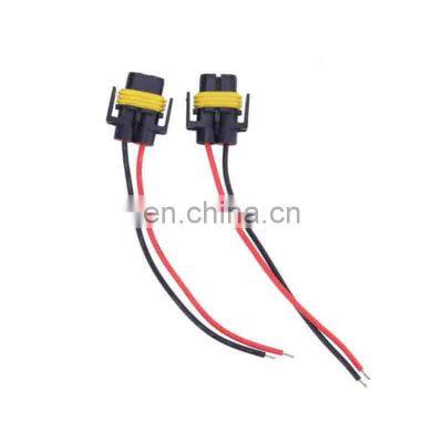 2x H11 H8 Headlight Fog Light Bulb Holders Connector 9CM Wire Premium Plugs