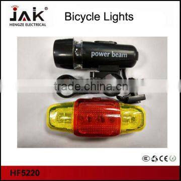 5 front and 5 rear light bicycle ABS and PP material