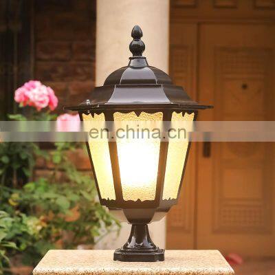 Outdoor Fence Pier Mount Post Lights Garden Decorative Gate Pillars Park Light