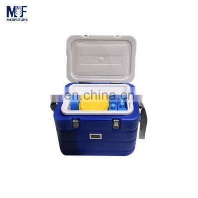 Medfuture  Small Size Medical Biosafety Transport Cooler Box With temperature indicator