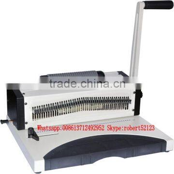 NanBo EC8702 Factory Cheapest Price Manual Punch Electric Bind Plastic Single Spiral Binding Machine photo-2