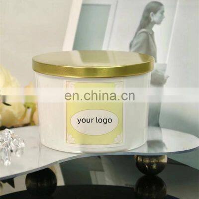 Wholesale Custom Luxury Private Label Candles Long Burning Jar Soy Wax Scented Aromatherapy Candle Gift Set photo-2