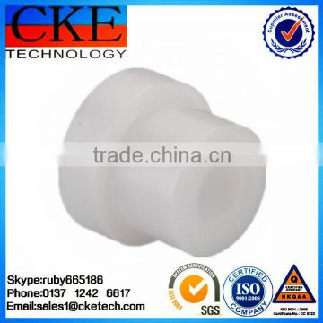 White Engineering Plastic CNC Lathe Parts in Milling Fabrication