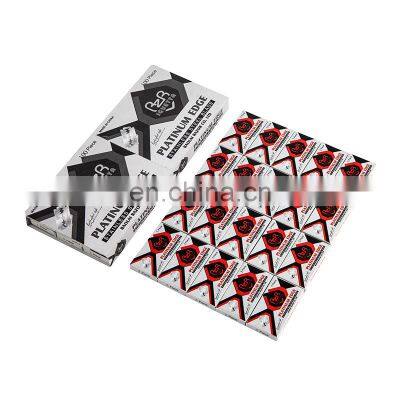 100pcs/ Pack High Quality Men Razor Blades Germany Blades Double Edge Shave Blades Razor Factory Private Logo Available