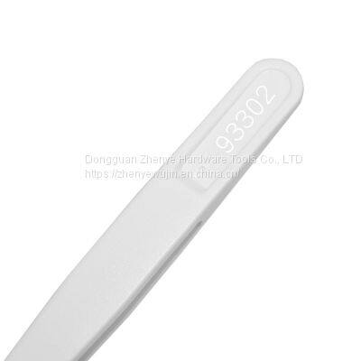 Anti Corrosion and Anti-static White Carbon Fiber Plastic Tweezers 93302 Tip photo-5